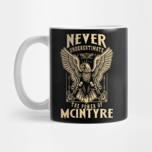 Never Underestimate The Power Of Mcintyre Mug